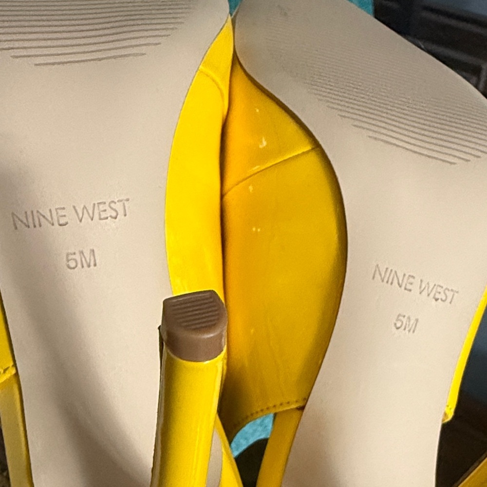 Nine West - Yellow Women's Heels - Picture 4 of 4
